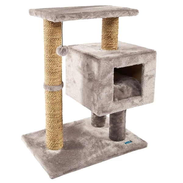ZooRoyal Kratzbaum Mimi 66 Cm Grau 3 ZooRoyal Kratzbaum Mimi 66 Cm Grau – Bild 3