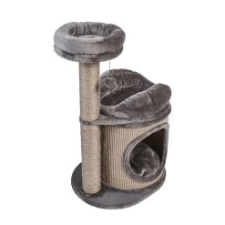 ZooRoyal Kratzbaum Suna 87cm Grau -Haustierzubehör zooroyal kratzbaum suna 87cm 7