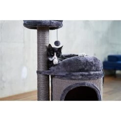 ZooRoyal Kratzbaum Suna 87cm Grau -Haustierzubehör zooroyal kratzbaum suna 87cm grau 2