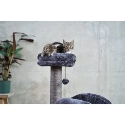 ZooRoyal Kratzbaum Suna 87cm Grau -Haustierzubehör zooroyal kratzbaum suna 87cm grau 3