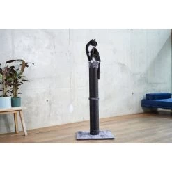 ZooRoyal Kratzstamm XXL Tower 113cm Anthrazit -Haustierzubehör zooroyal kratzstamm xxltower 113cm 2