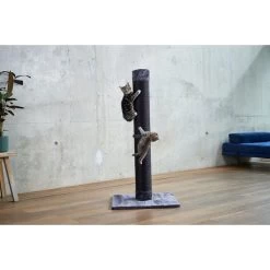 ZooRoyal Kratzstamm XXL Tower 113cm Anthrazit -Haustierzubehör zooroyal kratzstamm xxltower 113cm 3