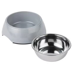 ZooRoyal Melamin-Napf L 700ml 2er Set -Haustierzubehör zooroyal napf grau l700ml 4