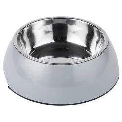 ZooRoyal Melamin-Napf M 350ml 2er Set 7 ZooRoyal Melamin-Napf M 350ml 2er Set -Haustierzubehör zooroyal napf grau m350ml 3